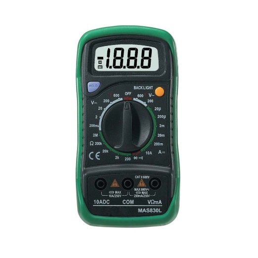 DrMeter Digtal Multimeter Multi Tester with DCAC Voltage Diode HFE Continuity Tester MAS830L