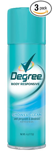 Degree Dry Protection Antiperspirant and Deodorant, Shower Clean 6 oz (Pack of 3)