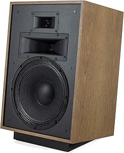 Klipsch Heresy IV Floorstanding Speaker in Distressed Oak Three-Way, Horn-Loaded Speaker with Updated Design