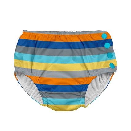 i play. Baby Boys' Snap Reusable Absorbent Swim Diaper