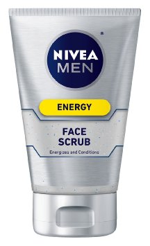 NIVEA MEN Energy Face Scrub Foaming Gel 44 oz Tube