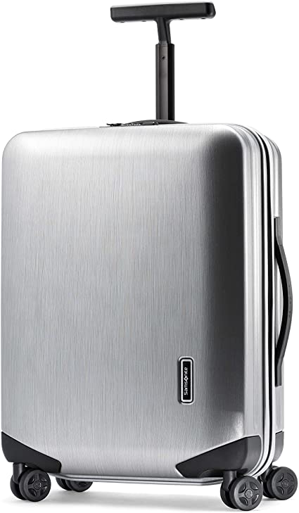 Samsonite Inova Hardside Luggage with Spinner Wheels, Metallic Silver, Carry-On 20-Inch