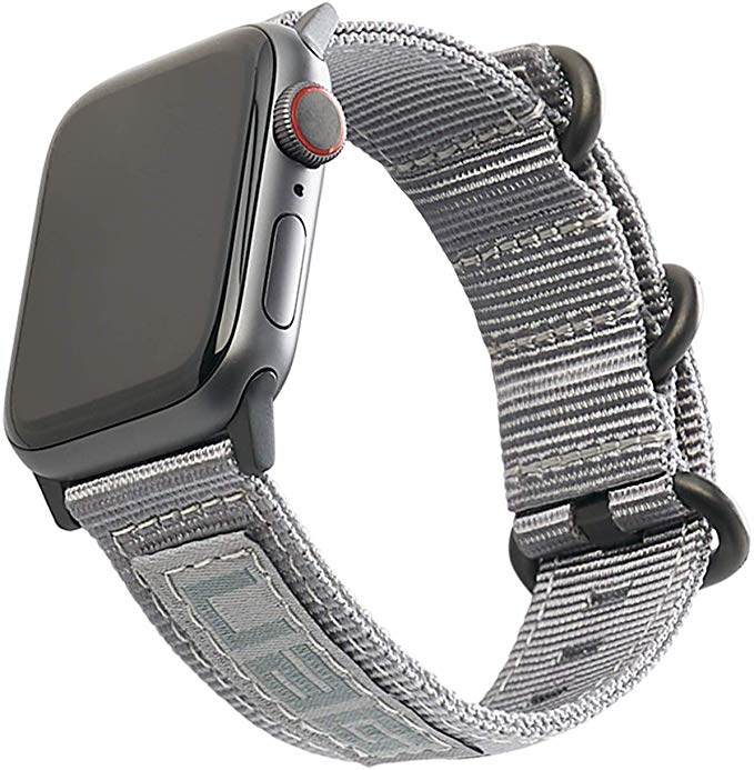 URBAN ARMOR GEAR UAG Compatible Apple Watch Band 44mm 42mm, Series 5/4/3/2/1, NATO Grey