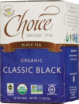 Choice Organic Classic Black Tea, 16 Count Box