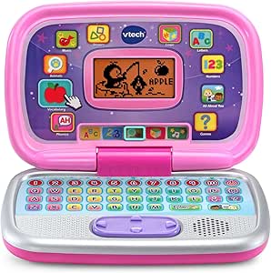 VTech Play Smart Preschool Laptop, Pink (English Version)