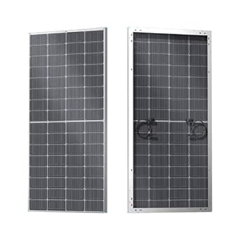 Renogy N-Type 16BB 250W Bifacial Solar Panel, 12V 250 Watt Solar Panel Double-Side 25% High-Efficiency, PV Module Power Charger for RV Marine Rooftop Farm Battery and Other Off-Grid Applications