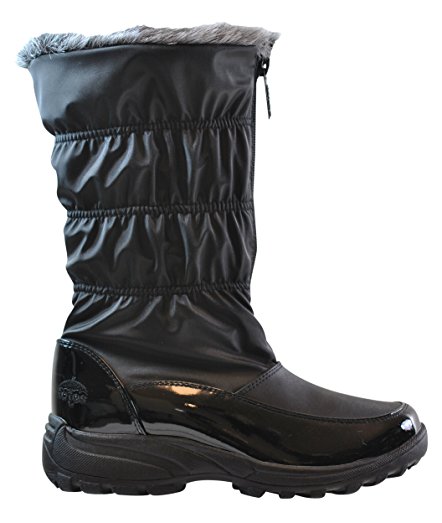 Totes Women's Carmela Ruched Snow Boot, Available In Wide Width and Wide Calf