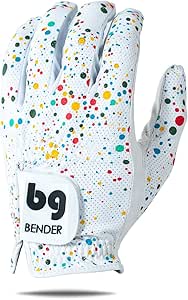 BG Bender - Mens Golf Glove, Durable Mesh Golf Gloves, Unique Golf Gloves