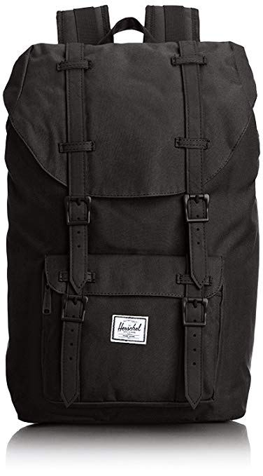 Herschel Supply Co. Little America Mid-Volume, Black/Black, One Size