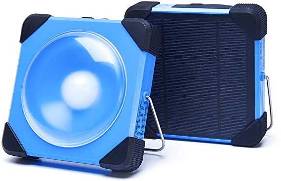 TP-solar Solar Light,LED Portable Rechargeable Camping Light.3 Light Mode Built in Solar Panel and 5200mAh Power Bank.for Hiking,Camping,Car Repair,Power Failure,Emergency Light,Cellphone Charging.