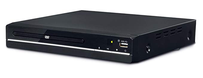 Denver DVH-7784 Small Multi Region DVD Player with 1080p Upscaling, HDMI and USB
