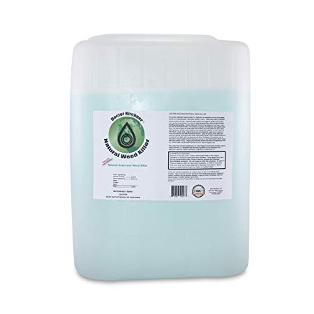 Natural Weed Killer Made with Ocean Water and Commercial Food Grade Vinegar Pet Friendly (5 Gallon)