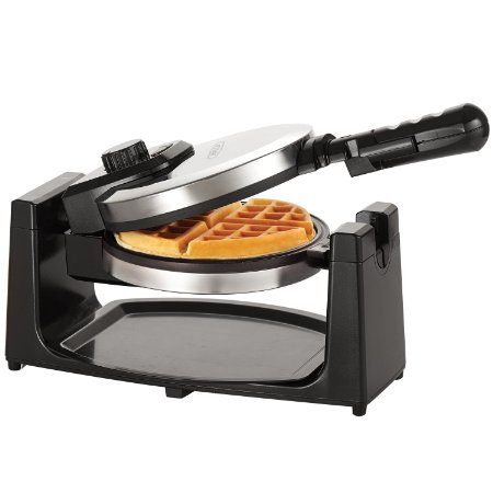 BELLA 13991 Rotating Waffle Maker Polished Stainless Steel