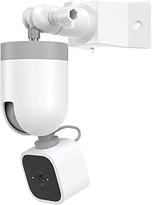 Wall Corner Mount for Blink Mini Pan-Tilt Camera ，Compatible with Other Camera Mounts with 1/4 Screw Port (White)