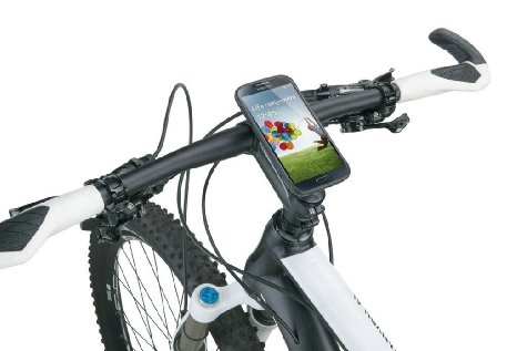JEBSENS - CGS6 New ClipGRIP Stemcap Bike Mount Cell Phone Holder with Riding Case for Samsung Galaxy S6, Fits All Bike with Stem Cap, Perfect for Cycling, Mountain Bike, MTB, etc.