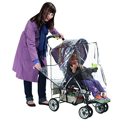 Nuby Deluxe Stroller Weather Shield, Clear