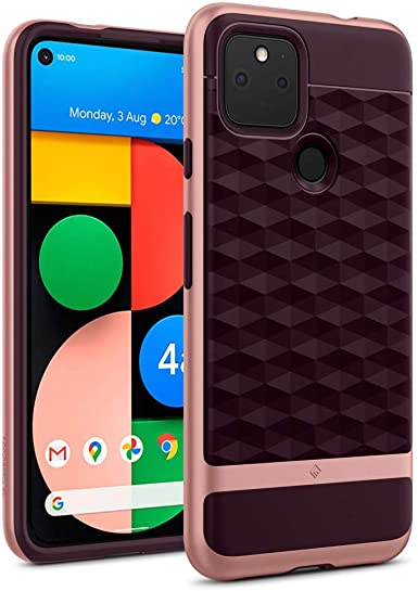 Caseology Parallax for Google Pixel 4a 5G Case (2020) - Burgundy