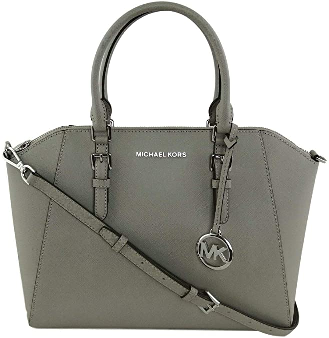 Michael Kors Large Ciara Top Zip Saffiano Leather Stachel