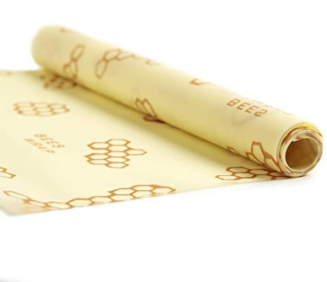 Bee's Wrap Reusable Beeswax Food Wrap, Extra Large XXL Roll - Eco Friendly, Plastic Free, All Natural Storage Wrap - 14" x 52"