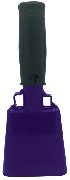 Various Sizes and Team Colors Cowbell with Stick Grip Handle Bell for Cheering at Sporting & Wedding Events - Cow Bell by Stewart Trading™