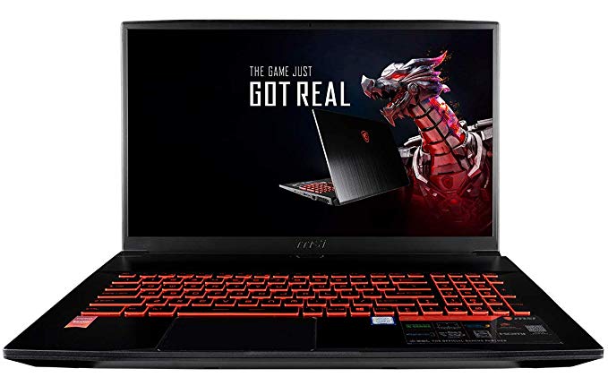 CUK MSI GF75 Thin Gamer Notebook (Intel i7-9750H, 32GB RAM, 1TB NVMe SSD   1TB HDD, NVIDIA GeForce GTX 1650 4GB, 17.3" FHD 120Hz IPS-Level, Windows 10 Home) Gaming Laptop Computer