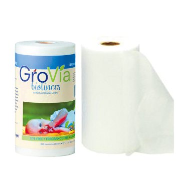 GroVia BioLiners Unscented Diaper Liners  200 Count