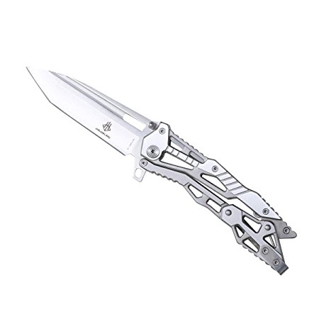 Tactical Knives Military - Pocket Folding Knife - Double Safety Lock Tactical Gear with Sheath