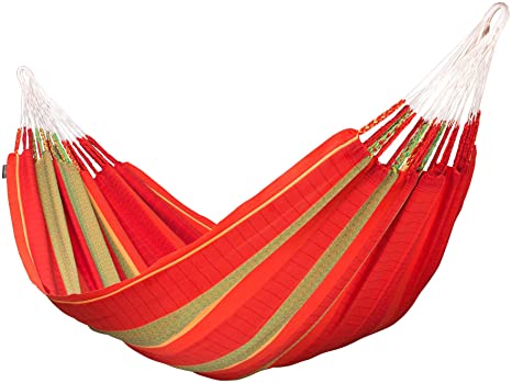 LA SIESTA Flora Chilli - Organic Cotton Kingsize Classic Hammock