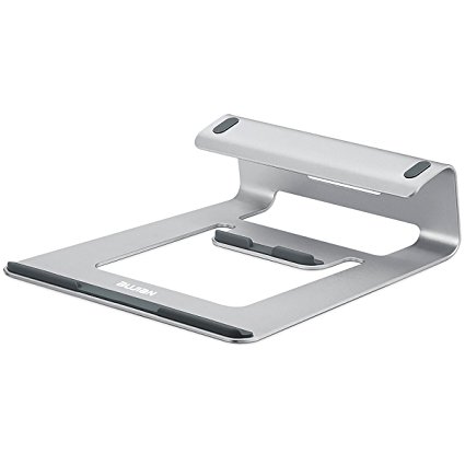 Bujian Alumium Laptop Notebook Stand for Macbook iPad Pro PC Computer,Phone Stand holder - Silver