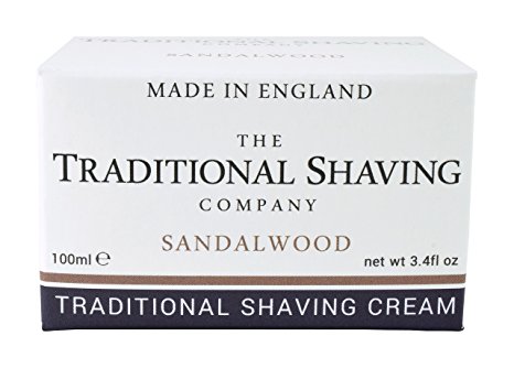 The Traditional Shaving Company Sandalwood Shaving Cream 100ml