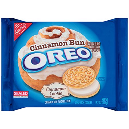 Oreo Cinnamon Bun Sandwich Cookies, 12.2 Ounce