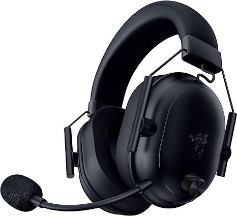 Razer BlackShark V2 HyperSpeed - Kabelloses ultra leichtes E-Sport-Headse (280g, HyperClear Super-Breitband-Mik, TriForce Titanium 50-mm-Treiber) Schwarz