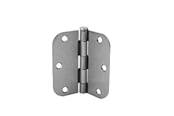 Don-Jo RPB73535-58 .085 Gauge Steel Square Residential Hinge, Polished Chrome Plated, 5/8" Radius, 3-1/2" Width x 3-1/2" Height (Pack of 50)