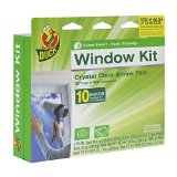 Duck Brand 281506 Indoor 10-Window Shrink Film Insulator Kit 62-Inch x 420-Inch