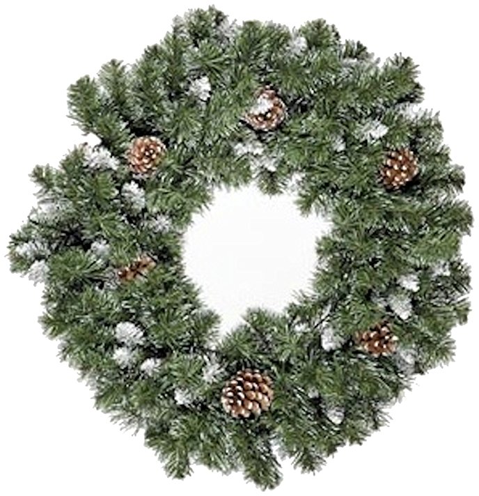 Transcontinental Group 60 cm Snow King Fir Wreath