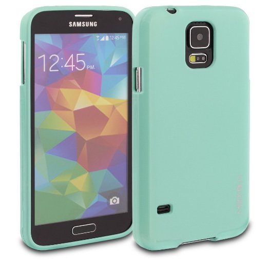 Galaxy S5 Case ModeBlu Gel Case Series Mint Protective Case Bumper Slim Fit Shock Absorbent Cover Drop Protection for Samsung Galaxy S5
