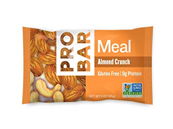 PROBAR - Meal Bar, Almond Crunch, 3 Oz, 12 Count - Plant-Based Whole Food Ingredients