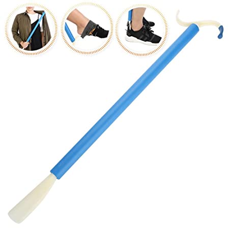 Dressing Stick, Multifunctional Adaptive Mobility Disability Dressing Aid Stick with Long Handle and Shoe Horn Sock Gripper