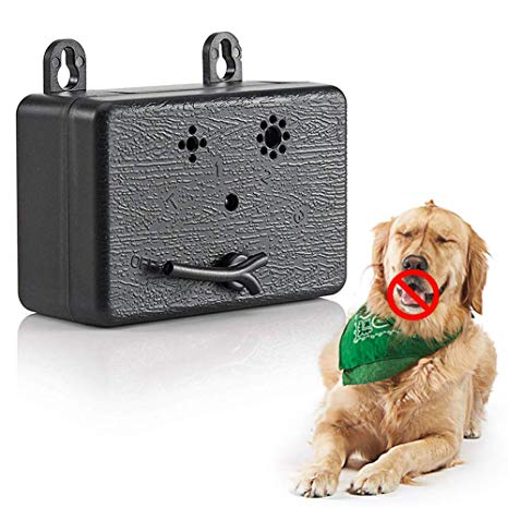 PUPWE Dog Barking Control Devices, Mini Bark Control Device Outdoor/Indoor Anti-snoring ultrasonic Dog Skin Control Sonic bark Muffler Stop Bark Stop Repeller