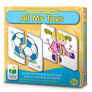 The Learning Journey My First Match It - All My Toys - Self-Correcting Matching Puzzles for Toddlers and Preschoolers
