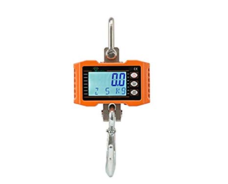 HYINDOOR Digital Hanging Scale Industrial Heavy Duty Crane Scale Smart High Accuracy Electronic Crane Scale (300kg/600lb)