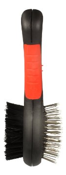 Dog and Cat Grooming 2 in 1 Combo Brush - Premium Pin and Bristle Brushes for Your Pet by bogo Brands