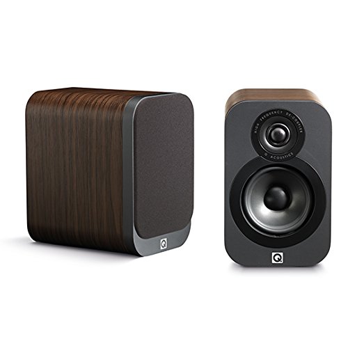 Q Acoustics 3010 Compact Bookshelf Speaker - American Walnut