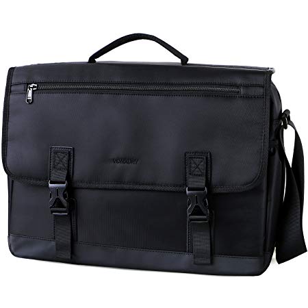 Messenger Bag for Men,Water Resistant Lightweight 15in Laptop Bag Business Briefcase