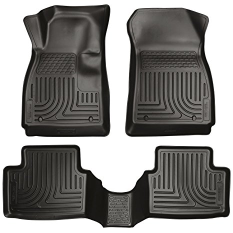 2012-2016 Chevy Sonic- Husky Liners Weatherbeater Series (Full Set Includes 1st and Second Row Footwell Coverage) - Black