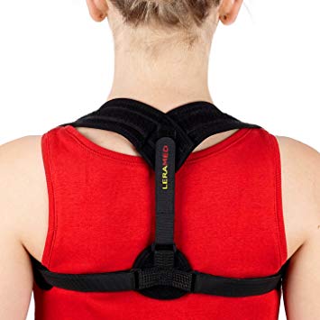 Leramed Posture Corrector For Women Men - Effective and Comfortable Adjustable Posture Correct Brace - Posture Brace - Clavicle Support Brace - Posture Support - Upper Back Pain Relief