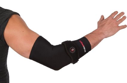 DashSport Top Rated Elbow System Includes 1 Copper Compression Elbow Sleeve and 1 Tennis Elbow Brace Best forearm brace  strap with pad Support and relief of Golfer and Tennis Elbow