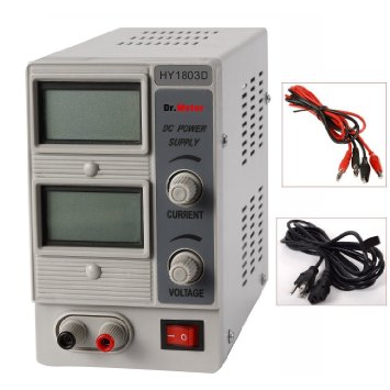 DrMeter HY1803D Variable Linear Single Output DC Power Supply -- 0-18V  0-3A