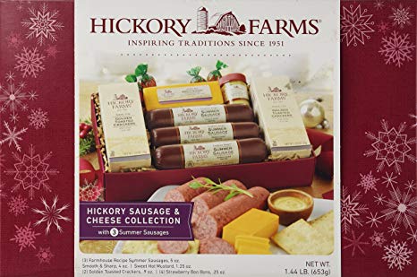 Hickory Farms Sausage & Cheese Collection Deluxe Gift Set 1.44 lbs