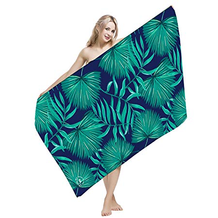 Microfiber Beach Towel, Fast Dry, for Swimming, Bath, Fitness, Yoga, Gym, Travel, Hiking and other Sports